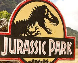 Jurassic Park sign